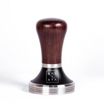 Monzo Wood Coffee Tamper with stainless steel base

