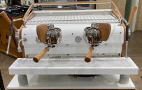 Slayer Steam 2 Group Espresso Machine White Wood