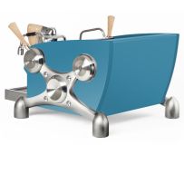 Slayer One Group Espresso Coffee Machine Blue Maple Wood